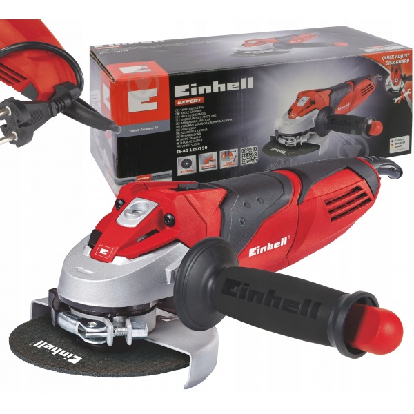 EINHELL SZLIFIERKA KĄTOWA TE-AG 125/750 4430880 ELEKTRYCZNA DIAX 125mm 750W EINHELL SZLIFIERKA KĄTOWA TE-AG 125/750 4430880 ELEKTRYCZNA DIAX 125mm 750W