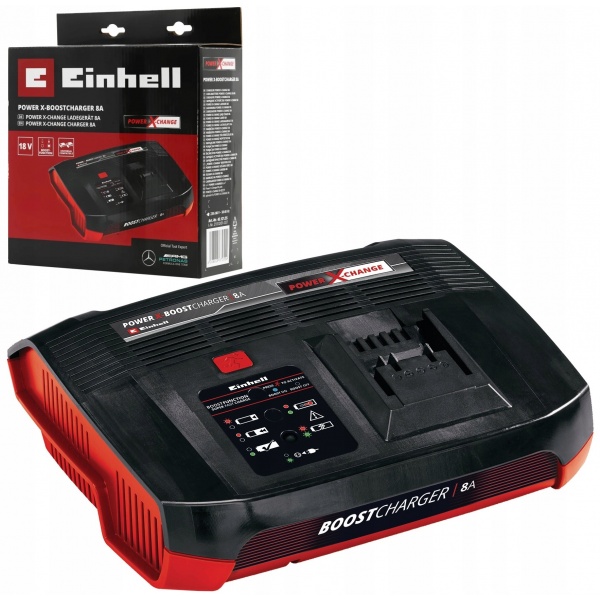 EINHELL ŁADOWARKA X-BOOST DO AKUMULATORA BATERII SZYBKIE ŁADOWANIE 18V 8A EINHELL ŁADOWARKA X-BOOST DO AKUMULATORA BATERII SZYBKIE ŁADOWANIE 18V 8A