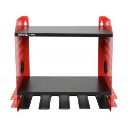 YATO METALOWA PÓŁKA NA ELEKTRONARZĘDZIA 4 GNIAZDA 46x40x22cm YT-09092 MOCNA