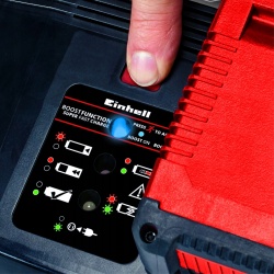 EINHELL ŁADOWARKA X-BOOST DO AKUMULATORA BATERII SZYBKIE ŁADOWANIE 18V 8A