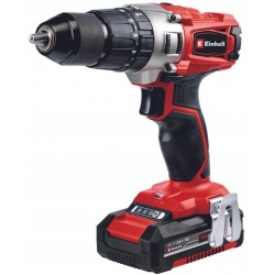 EINHELL WIERTARKO-WKRĘTARKA UDAR AKU 2x2Ah 18V WALIZKA TE-CD 18/2 Li-i +64