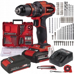 EINHELL WIERTARKO-WKRĘTARKA UDAR AKU 2x2Ah 18V WALIZKA TE-CD 18/40 Li-i +64