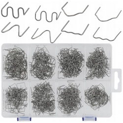 YATO ZSZYWKI DO ZGRZEWARKI DO PLASTIKU 800 SZT 0,6-0,8MM+ORGANIZER YT824490