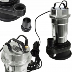 MOCNA POMPA DO BRUDNEJ WODY Z ROZDRABNIACZEM 550W 17000L/H NIKIEL G81421