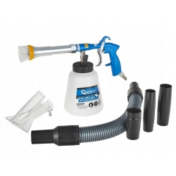 PISTOLET DO PRANIA TAPICERKI Z ADAPTERAMI 1000ML 270L/MIN GEKO G03137