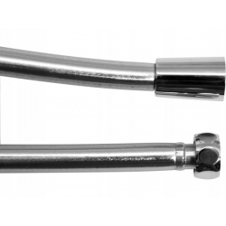 WĄŻ PRYSZNICOWY FALA 1.5M PVC GŁADKI EXTRA SILVER ANTYTWIST 75654