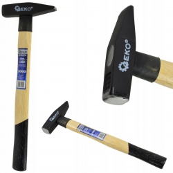 MŁOTEK ŚLUSARSKI 300G PREMIUM STAL WYSOKOWĘGLOWA DREWNO GEKO G72272