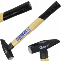 MŁOTEK ŚLUSARSKI 300G PREMIUM STAL WYSOKOWĘGLOWA DREWNO GEKO G72272