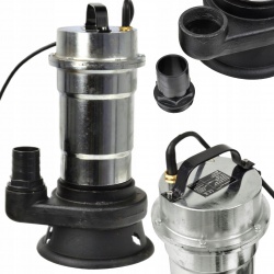 MOCNA POMPA DO BRUDNEJ WODY Z ROZDRABNIACZEM 550W 17000L/H NIKIEL G81421
