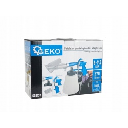 PISTOLET DO PRANIA TAPICERKI Z ADAPTERAMI 1000ML 270L/MIN GEKO G03137