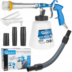 PISTOLET DO PRANIA TAPICERKI Z ADAPTERAMI 1000ML 270L/MIN GEKO G03137