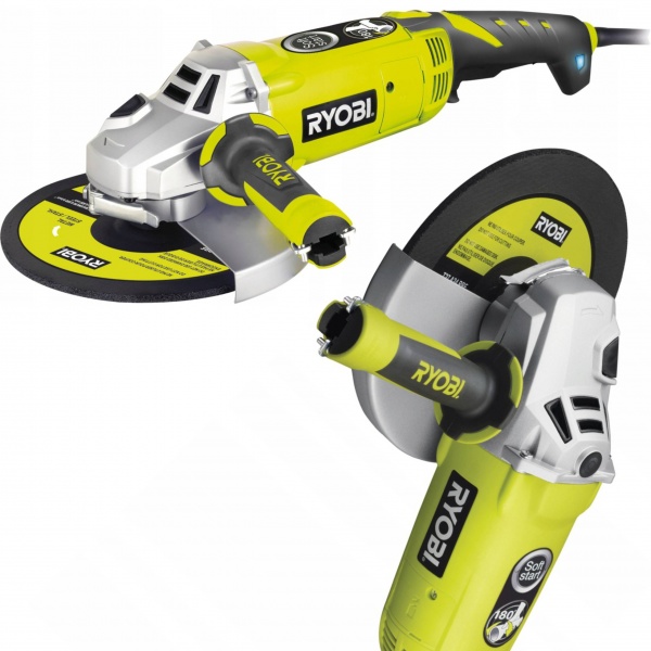 RYOBI SZLIFIERKA KĄTOWA 230MM M14 SIECIOWA 2000W 230V EAG2000-G RYOBI SZLIFIERKA KĄTOWA 230MM M14 SIECIOWA 2000W 230V EAG2000-G