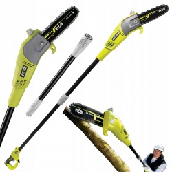 RYOBI PIŁA PILARKA ELEKTRYCZNA DO GAŁĘZI 750W TELESKOP +PRZEDŁUŻKA RPP750S