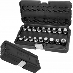 YATO KLUCZE NASADKI DO KORKÓW OLEJU 18 SZTUK 3/8" ZESTAW WALIZKA YT-05991