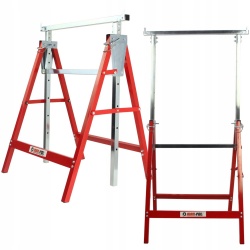 KOBYŁKA STOJAK KOBYŁKI STOJAKI PODPORA WARSZTATOWE 2SZT x 150KG 80-130cm