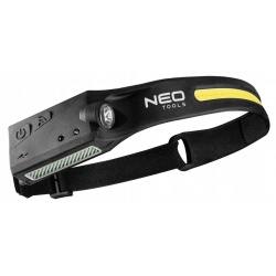 LATARKA CZOŁOWA AKUMULATOROWA LED BELT 2W1 LAMPKA MOCNE ŚWIATŁO NEO 99-097