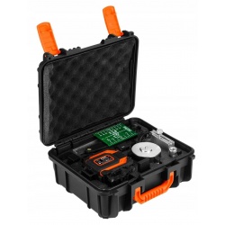 NEO LASER 3D 12 LINII ZIELONY WALIZKA TARCZA CEL MAGN UCHWYT WALIZKA 75-140