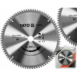 YATO TARCZA WIDIOWA DO DREWNA 315MM X30MM 80 ZĘBÓW YT-60794
