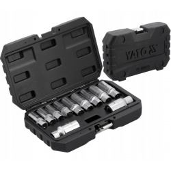 YATO ZESTAW KOMPLET WYKRĘTAKÓW 1/2 3/8 DO SZPILEK 11 SZT W WALIZCE YT-06201