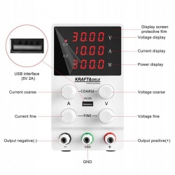 ZASILACZ LABORATORYJNY REGULOWANY PRECYZYJNY 0-30V 10A LED 200-240V AC