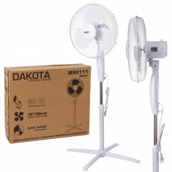 WENTYLATOR STOJĄCY 18"/ 45cm 60W CICHY DAKOTA M90111