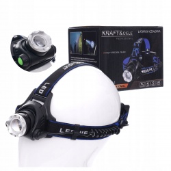 KRAFT&DELE LATARKA CZOŁOWA LED 4 TRYBY CZOŁÓWKA IPX45 KD1244