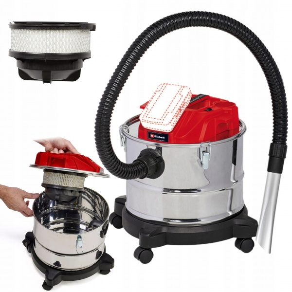 ODKURZACZ DO POPIOŁU 15L AKUMULATOROWY 18V TE-AV 18/15 Li C-Solo EINHELL ODKURZACZ DO POPIOŁU 15L AKUMULATOROWY 18V TE-AV 18/15 Li C-Solo EINHELL