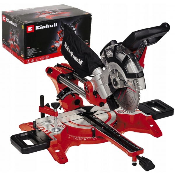 EINHELL PIŁA UKOŚNA TC-SM 2131/1 Dual LASER KAPÓWKA 1800W 210mm REGULACJA