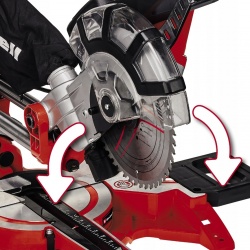 EINHELL PIŁA UKOŚNA TC-SM 2131/1 Dual LASER KAPÓWKA 1800W 210mm REGULACJA