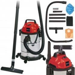 ODKURZACZ WARSZTATOWY 1250W ZBIORNIK 20 L +AKCESORIA TH-VC 1820 S EINHELL