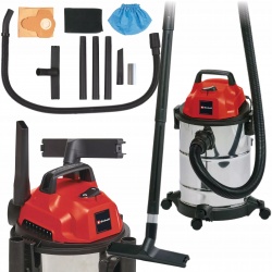 ODKURZACZ WARSZTATOWY 1250W ZBIORNIK 20 L +AKCESORIA TH-VC 1820 S EINHELL