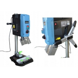 WIERTARKA STOŁOWA + LASER + WYŚWIETLACZ LCD 2000W 13MM WIERCI METAL DREWNO
