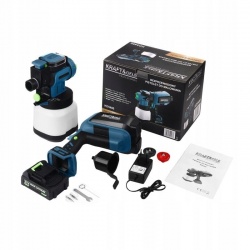 PISTOLET NATRYSKOWY 1,2L 21V 2x DYSZA +AKUMULATOR 2500mAh KRAFT&DELE KD5480