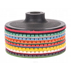 TARCZA DIAMENTOWA ZESTAW DO SZLIFOWANIA GRESU DYSK POWERMAT PM-DPP-100TM