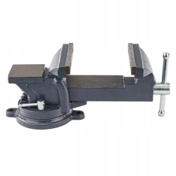 SOLIDNE ŻELIWNE STALOWE IMADŁO ŚLUSARSKIE 150 MM OBROTOWE Z KOWADŁEM 360