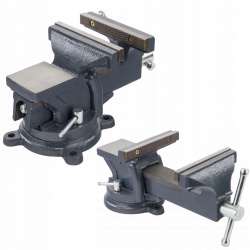 SOLIDNE ŻELIWNE STALOWE IMADŁO ŚLUSARSKIE 150 MM OBROTOWE Z KOWADŁEM 360