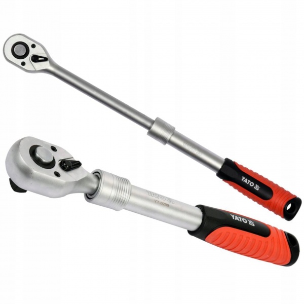 YATO GRZECHOTKA TELESKOPOWA YATO 1/2" 305-455mm YT-0299 DŁUGA GRZECHOTKI