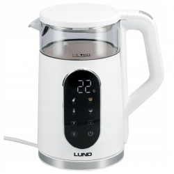LUND CZAJNIK ELEKTRYCZNY 1,7L, REGULACJA TEMPERATURY, BIAŁY 68224