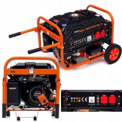 AGREGAT PRĄDOTWÓRCZY GENERATOR 5200W 2x230V AVR MIEDŻ STOJAN E START KD162