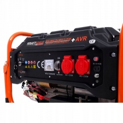 AGREGAT PRĄDOTWÓRCZY GENERATOR 5200W 2x230V AVR MIEDŻ STOJAN E START KD162