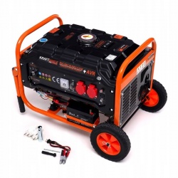 AGREGAT PRĄDOTWÓRCZY GENERATOR 5200W 2x230V AVR MIEDŻ STOJAN E START KD162