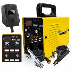 SPAWARKA INWERTOROWA INWERTEROWA LCD MMA 300A IGBT HOT START ANTI STICK VRD