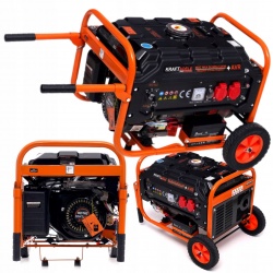 AGREGAT PRĄDOTWÓRCZY GENERATOR 5200W 2x230V AVR MIEDŻ STOJAN E START KD162