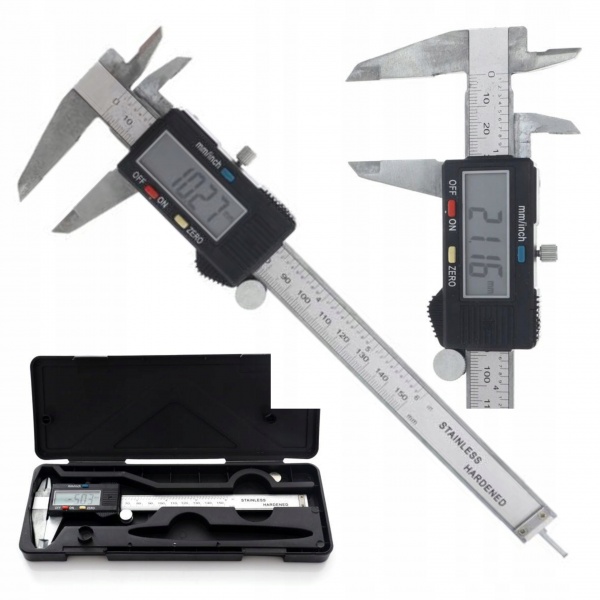 ELEKTRONICZNA SUWMIARKA CYFROWA KD10299 150mm METALOWA INOX W ETUI WALIZKA ELEKTRONICZNA SUWMIARKA CYFROWA KD10299 150mm METALOWA INOX W ETUI WALIZKA
