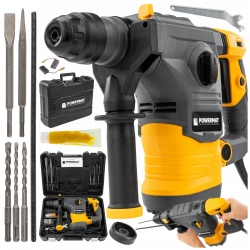 MŁOT UDAROWY MŁOTOWIERTARKA UDAR SDS+ 2600W 5,5J WALIZKA 3X WIERTŁO DŁUTA