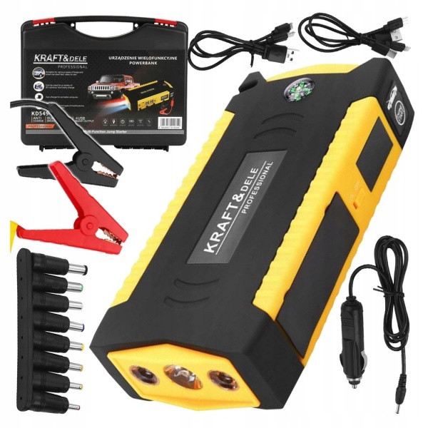JUMP STARTER BOOSTER URZĄDZENIE WIELOFUNKCYJNE POWERBANK WALIZKA 16 800mAh JUMP STARTER BOOSTER URZĄDZENIE WIELOFUNKCYJNE POWERBANK WALIZKA 16 800mAh