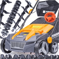 AERATOR WERTYKULATOR ELEKTRYCZNY Z KOSZEM 3w1 2550W AERACJA WERTYKULACJA +P