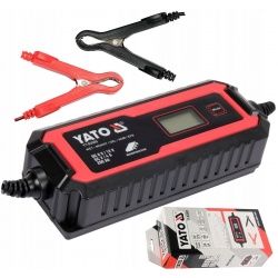 YATO PROSTOWNIK ELEKTRONICZNY LCD WET AGM GEL 6V/2A, 12V/4A 200AH YT-83000