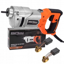 KRAFT&DELE WIBRATOR DO BETONU 1300W 4000rpm 230V + WĄŻ BUŁAWA 2M 30mm
