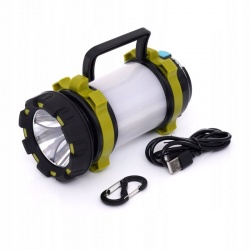 KRAFT&DELE LAMPA TURYSTYCZNA BIWAKOWA POD NAMIOT KEMPING 3W1 T6 LED KD1240